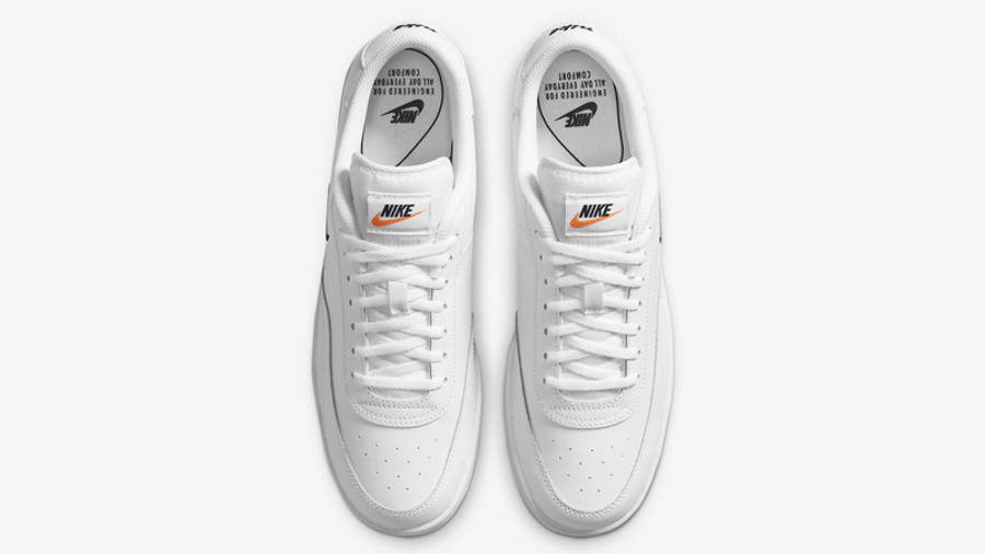 Nike Court Vintage White Total Orange Middle