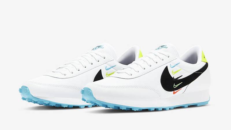 Nike Daybreak Worldwide White Blue Fury Front
