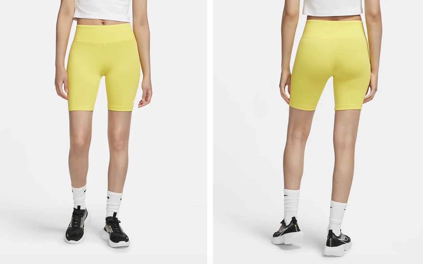 Nike Leg A See Bike Shorts Yellow