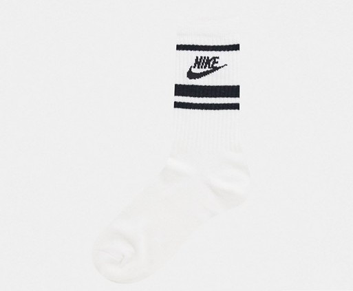 Nike Logo Socks White