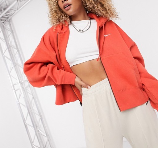 Nike Oversized Hoodie Red