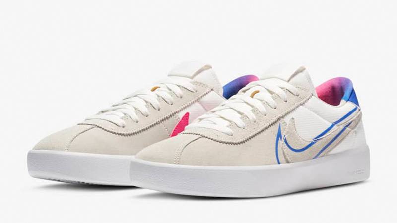 Nike SB Bruin React T White Pink Blast CV5980-100 front