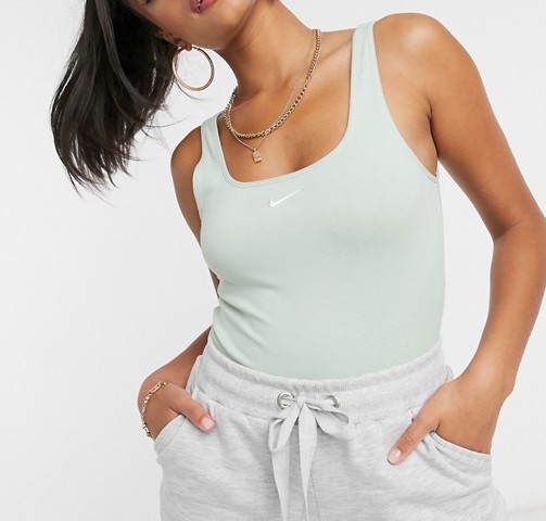 Nike Scoop Bodysuit Mint