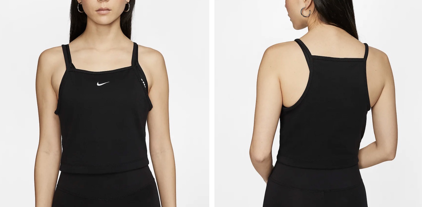 Nike Sportswear Essential Crop Top Black
