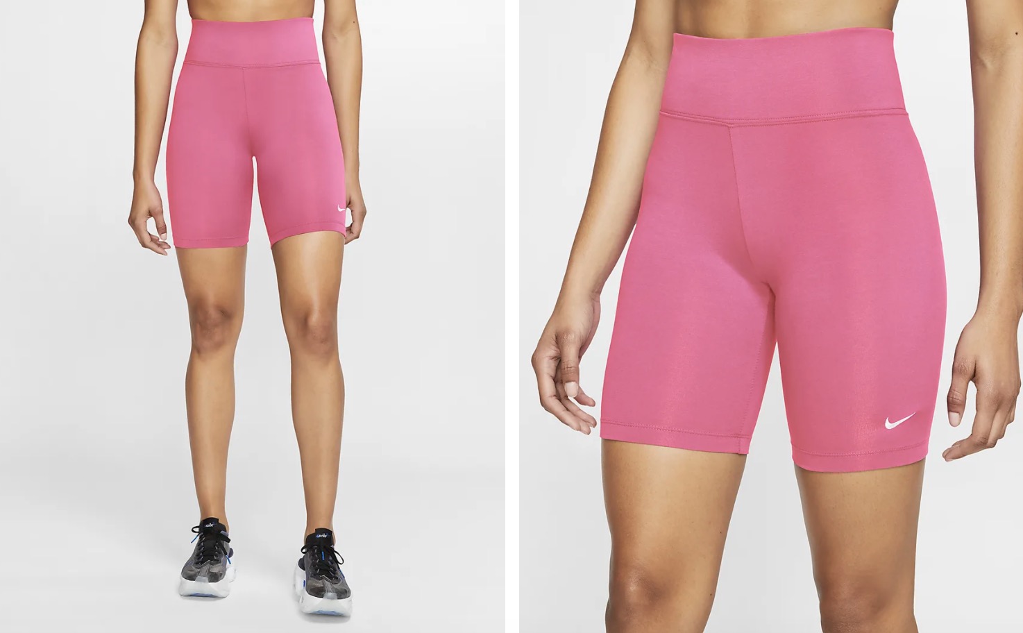 Nike Sportswear Leg A See Bike Shorts Pink