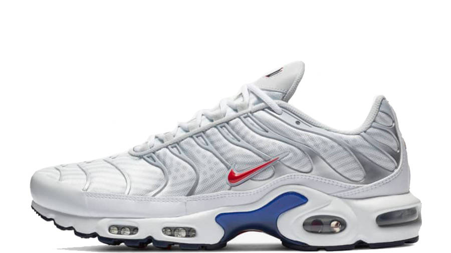air max plus white and red
