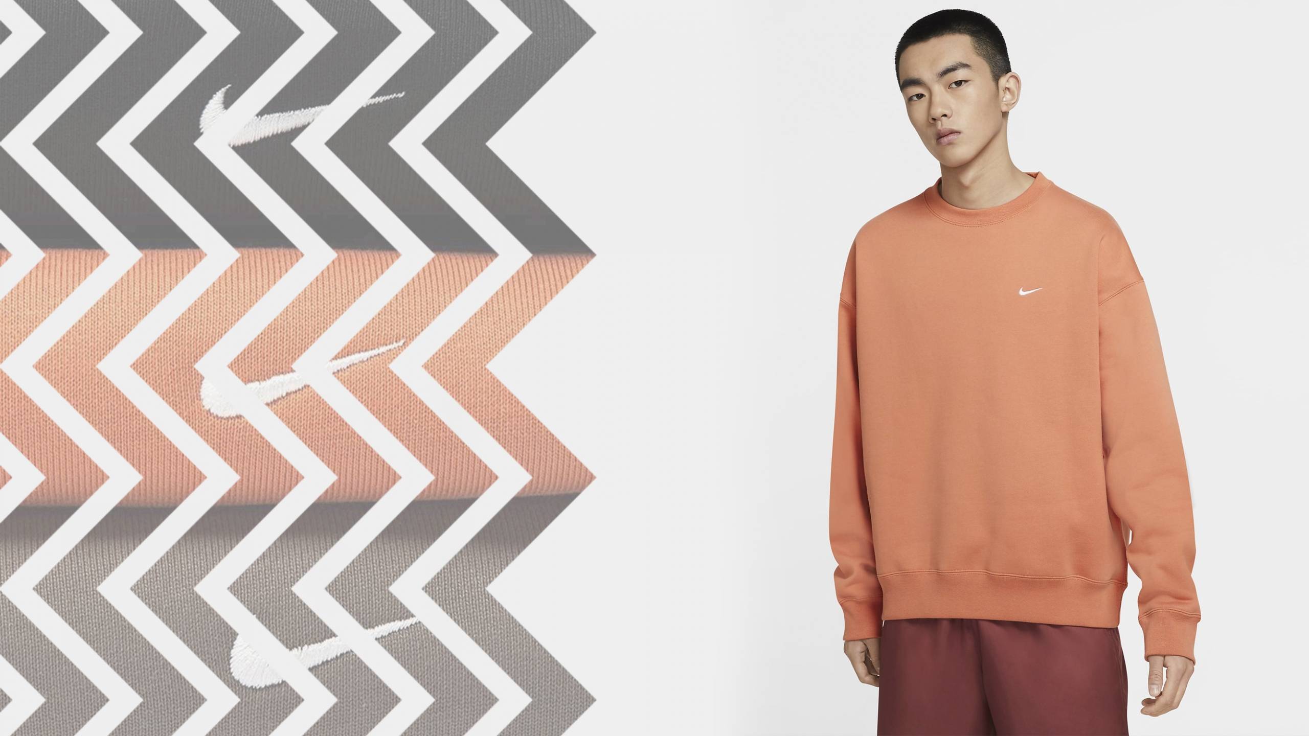 NikeLab Crew Orange