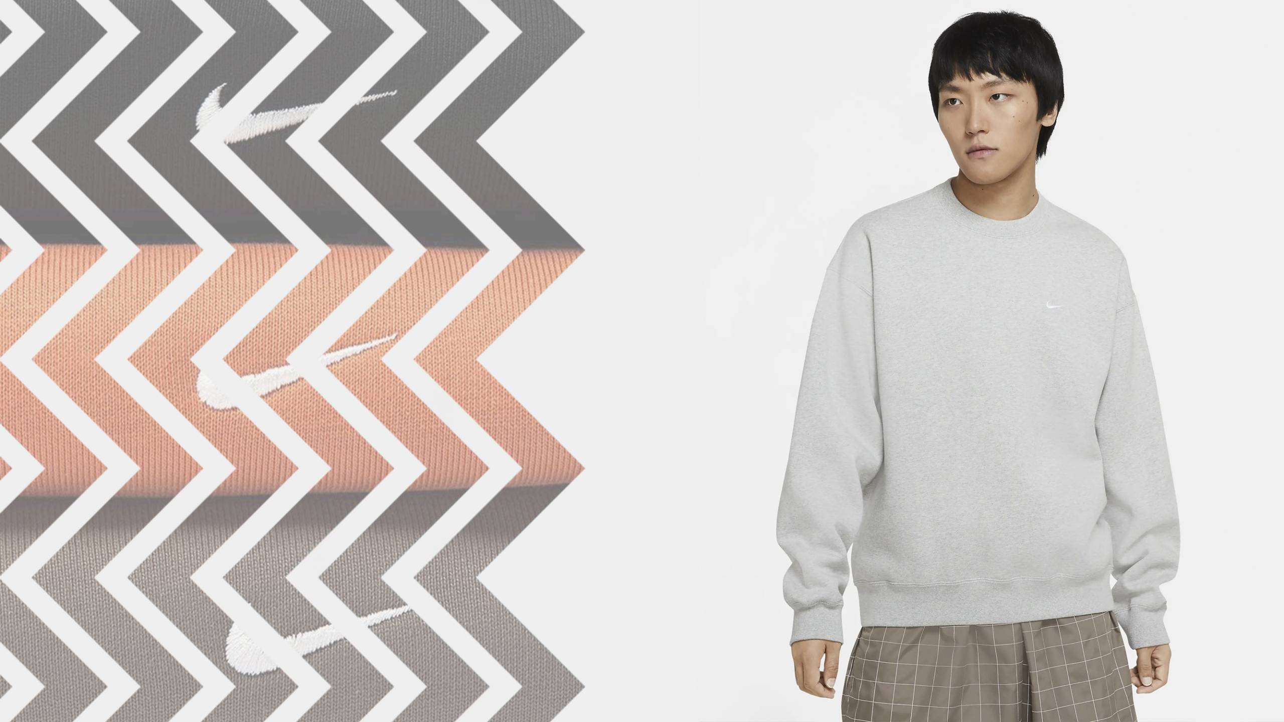 NikeLab Grey Crew