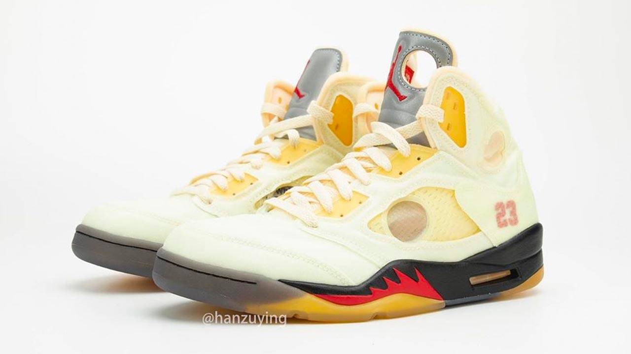 Off-White x Air Jordan 5 "Sail"