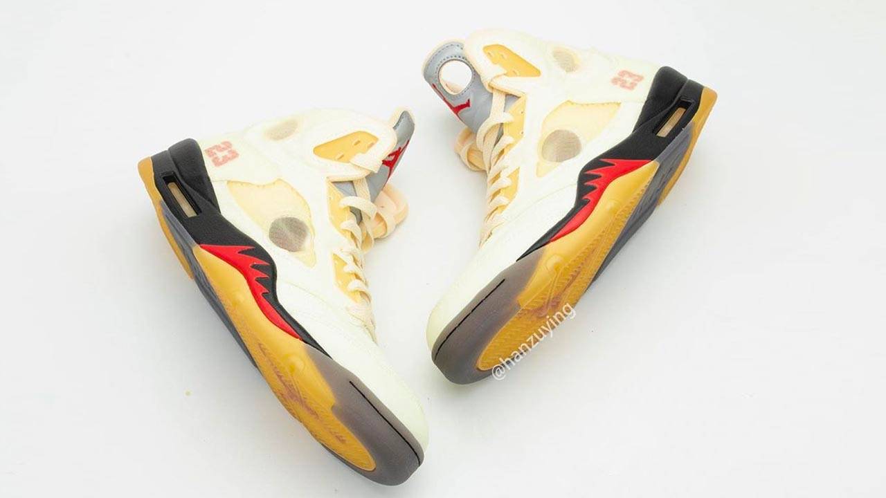 Off-White x Air Jordan 5 "Sail"