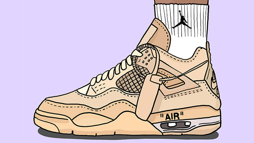 Off-White x Nike Air Jordan 4 Saill Womens Off-White x Nike Air Jordan 4 Saill Womens
