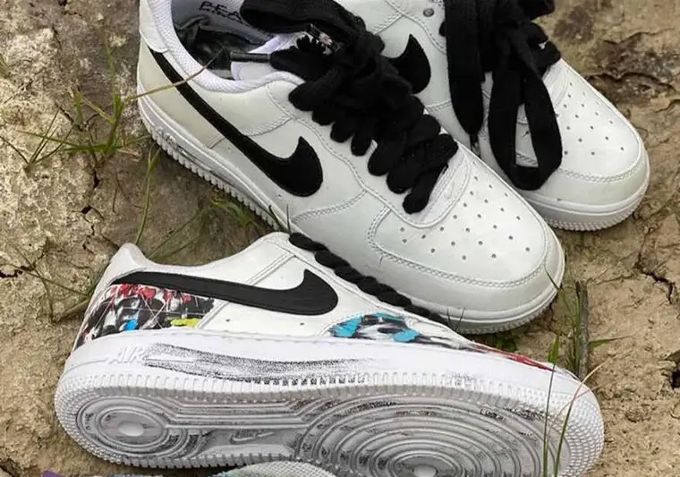 A Closer Look At The Upcoming PEACEMINUSONE x Nike Air Force 1 Para noise The Sole Supplier