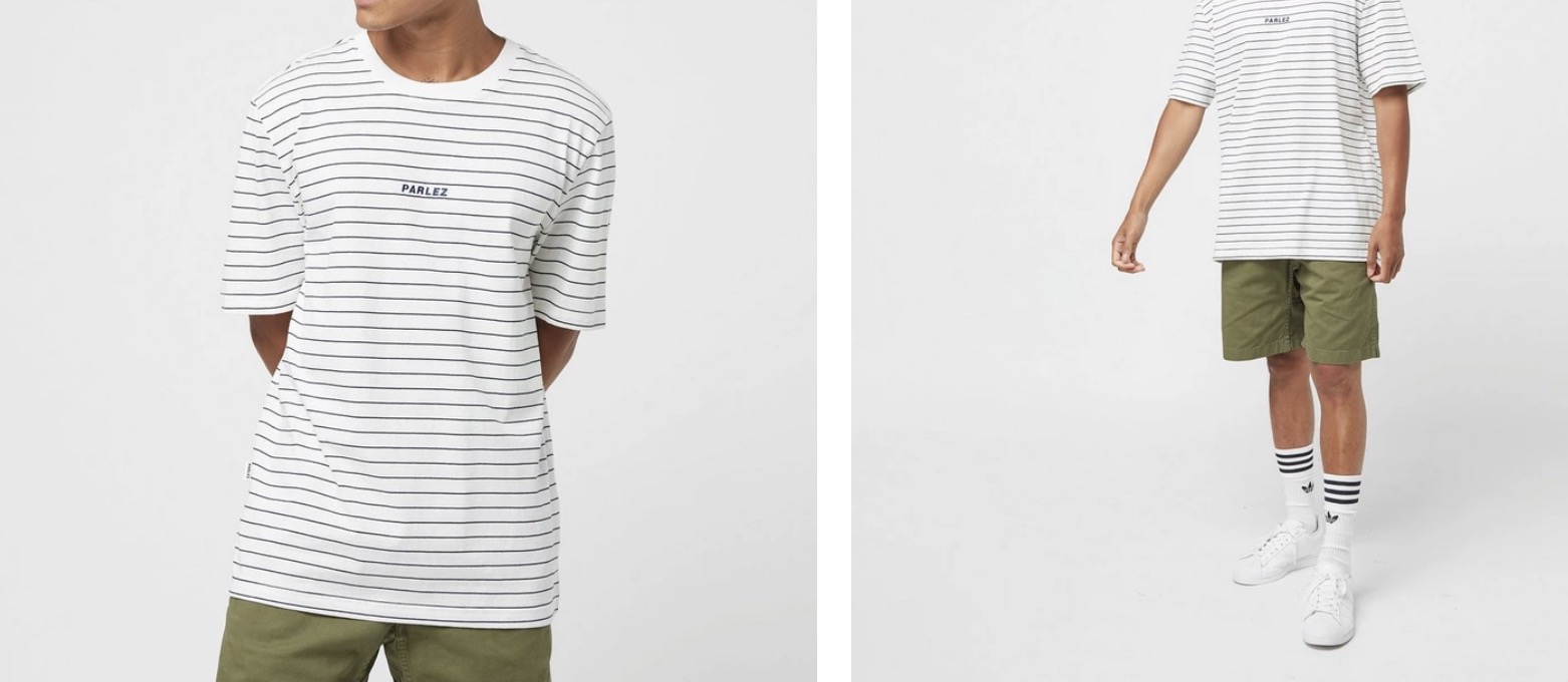 Parlez Stripe T-Shirt White