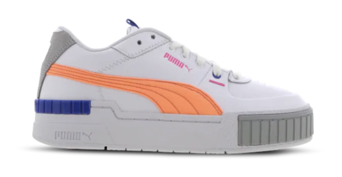 Puma Cali Sport White Fizzy Orange