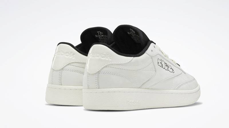 Reebok Club C Sneeze White Silver Metallic Back