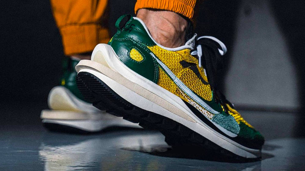 sacai x Nike VaporWaffle "Tour Yellow"