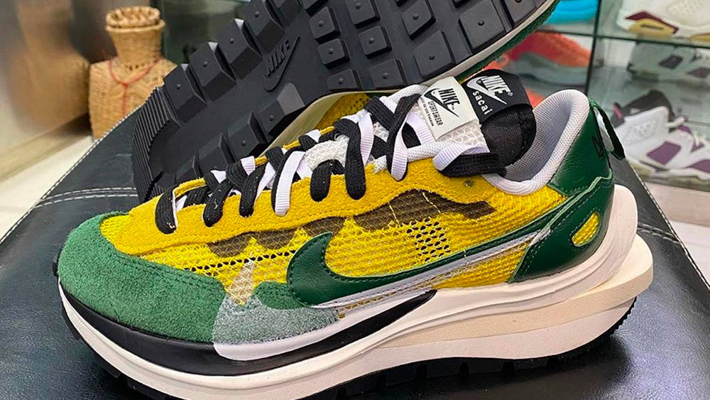 Image via koala_hsh sacai x Nike VaporWaffle "Tour Yellow"