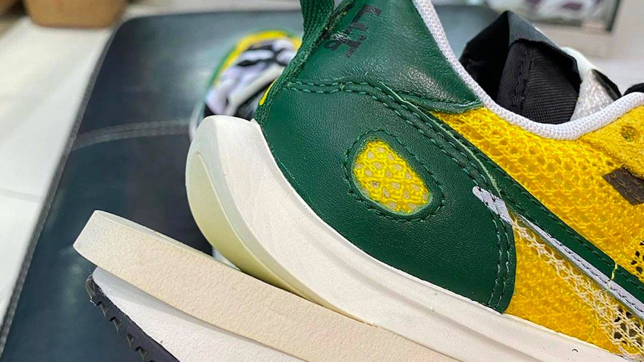 sacai x Nike VaporWaffle "Tour Yellow"