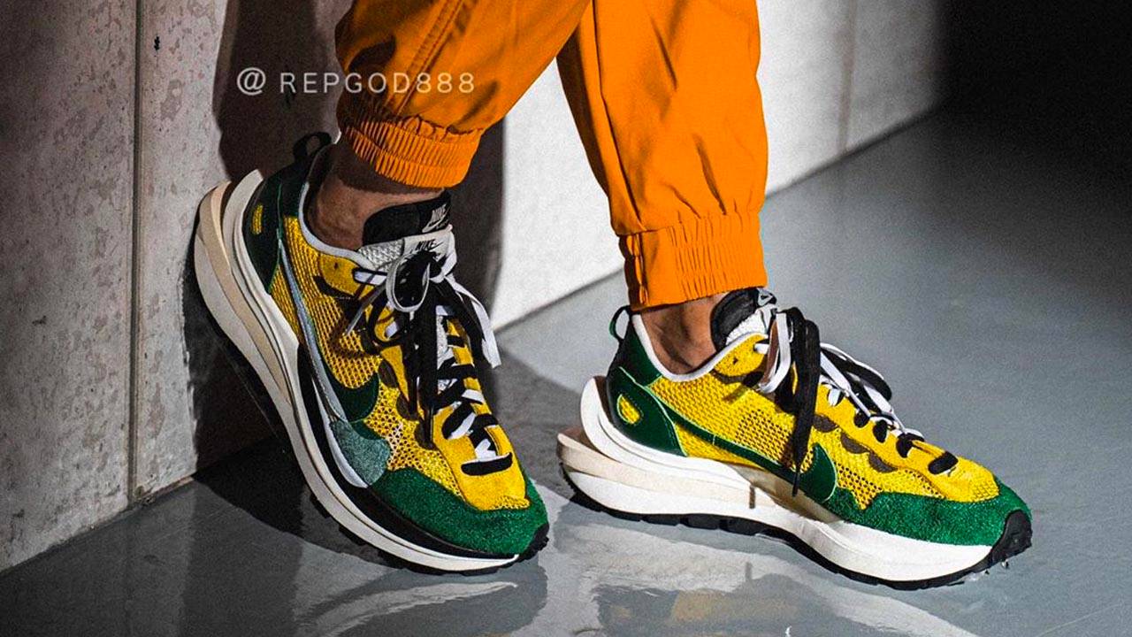 sacai x nike vaporwaffle tour yellow
