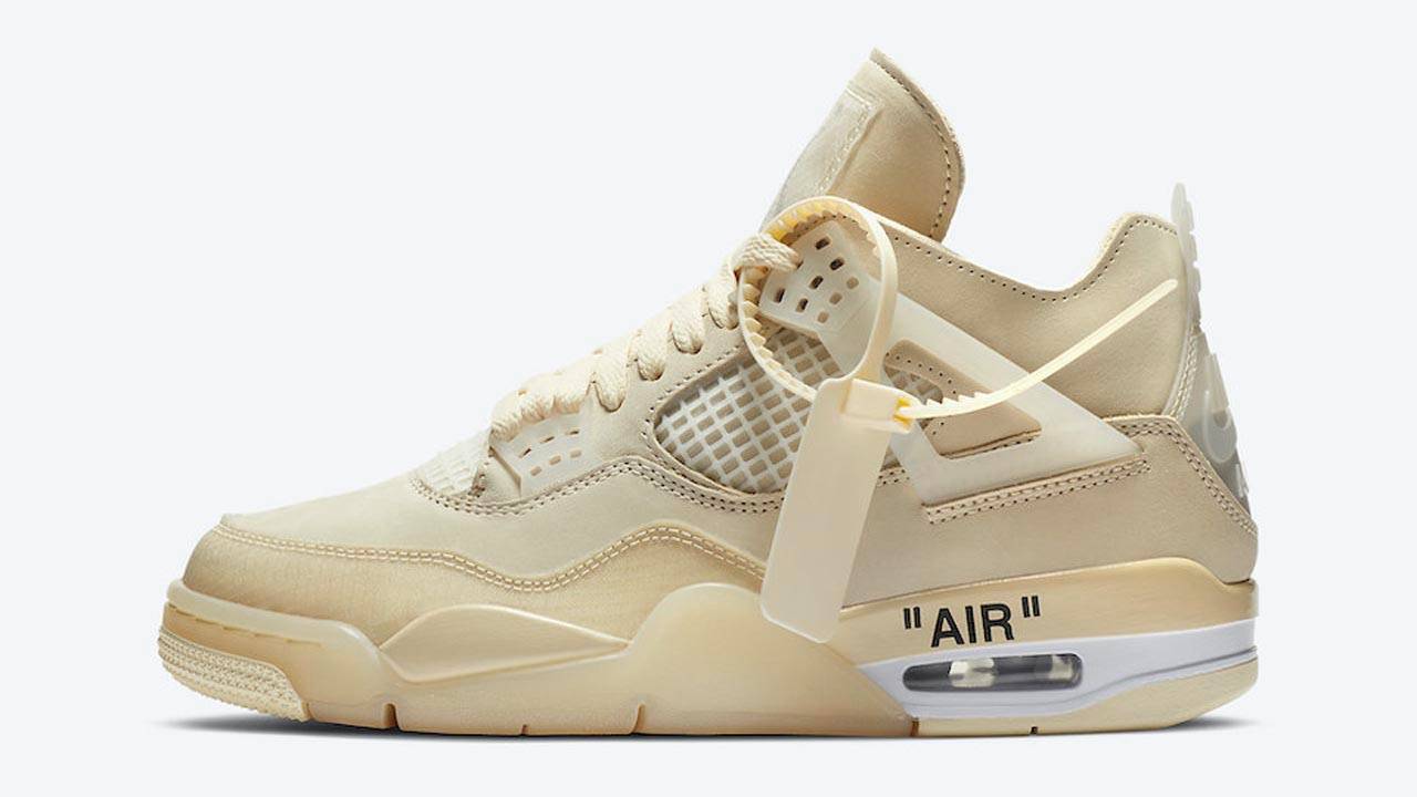 Off-White x Air Jordan 4 "Sail"!