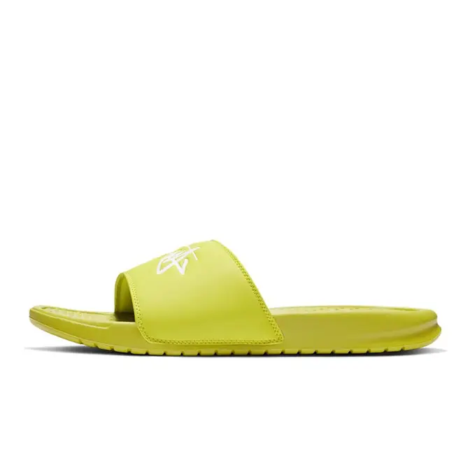 Stussy x Nike Benassi Bright Cactus Where To Buy CW2787 300