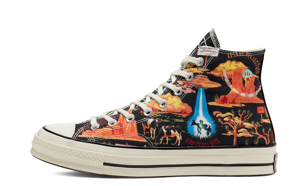 Twisted Resort x Converse Chuck 70 High Top Black Multi
