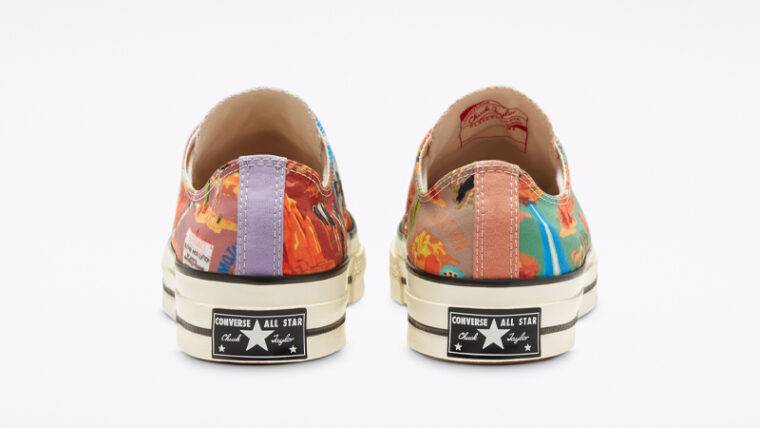 Twisted Resort x Converse Chuck 70 Ox Low Top Egret Multi Back