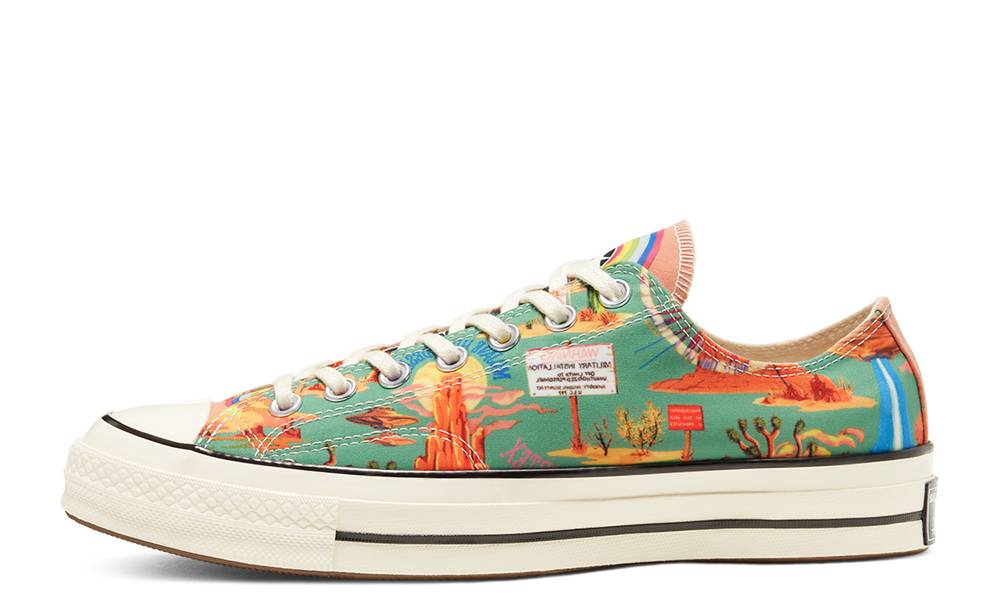 Twisted Resort x Converse Chuck 70 Ox Low Top Egret Multi Where
