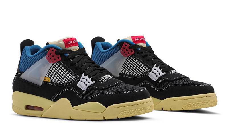 Union x Air Jordan 4 Off Noir Front