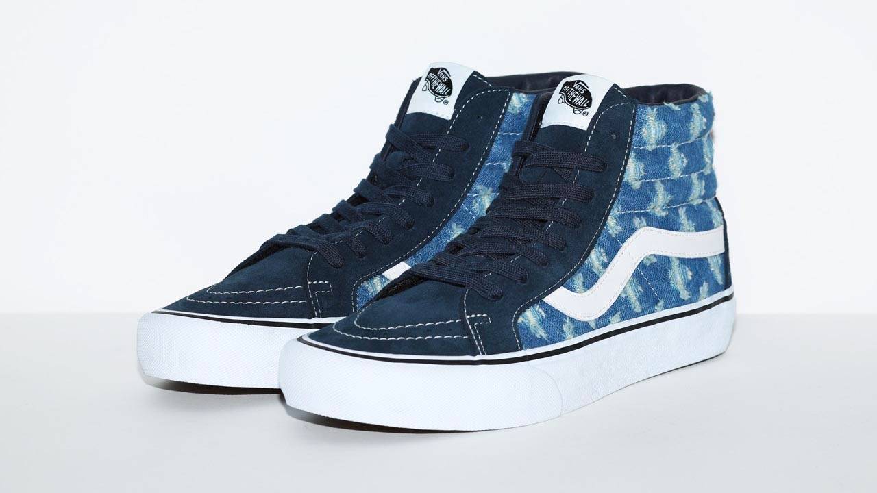 Disressed Denim Features on the Supreme x Vans Summer 2020 Collection