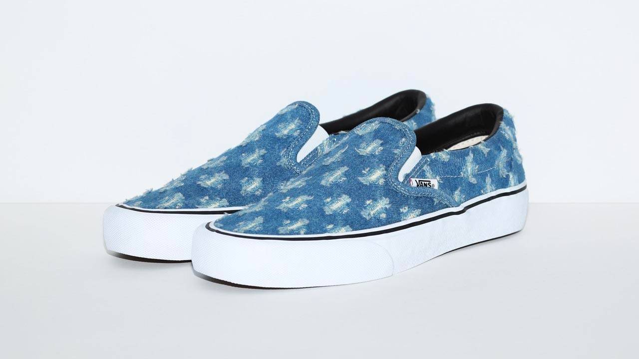 Disressed Denim Features on the Supreme x Vans Summer 2020 Collection