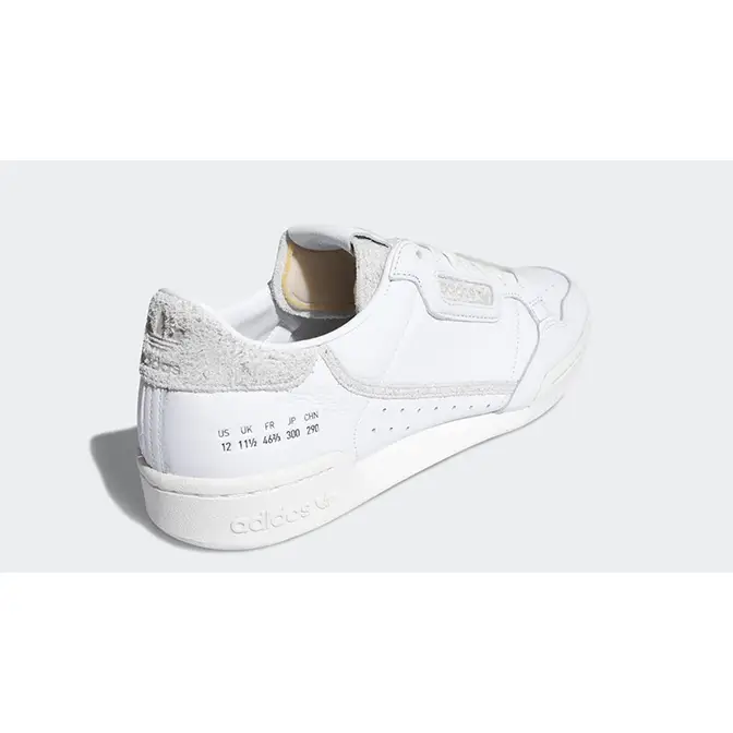adidas Continental 80 Cloud White FY0036 back