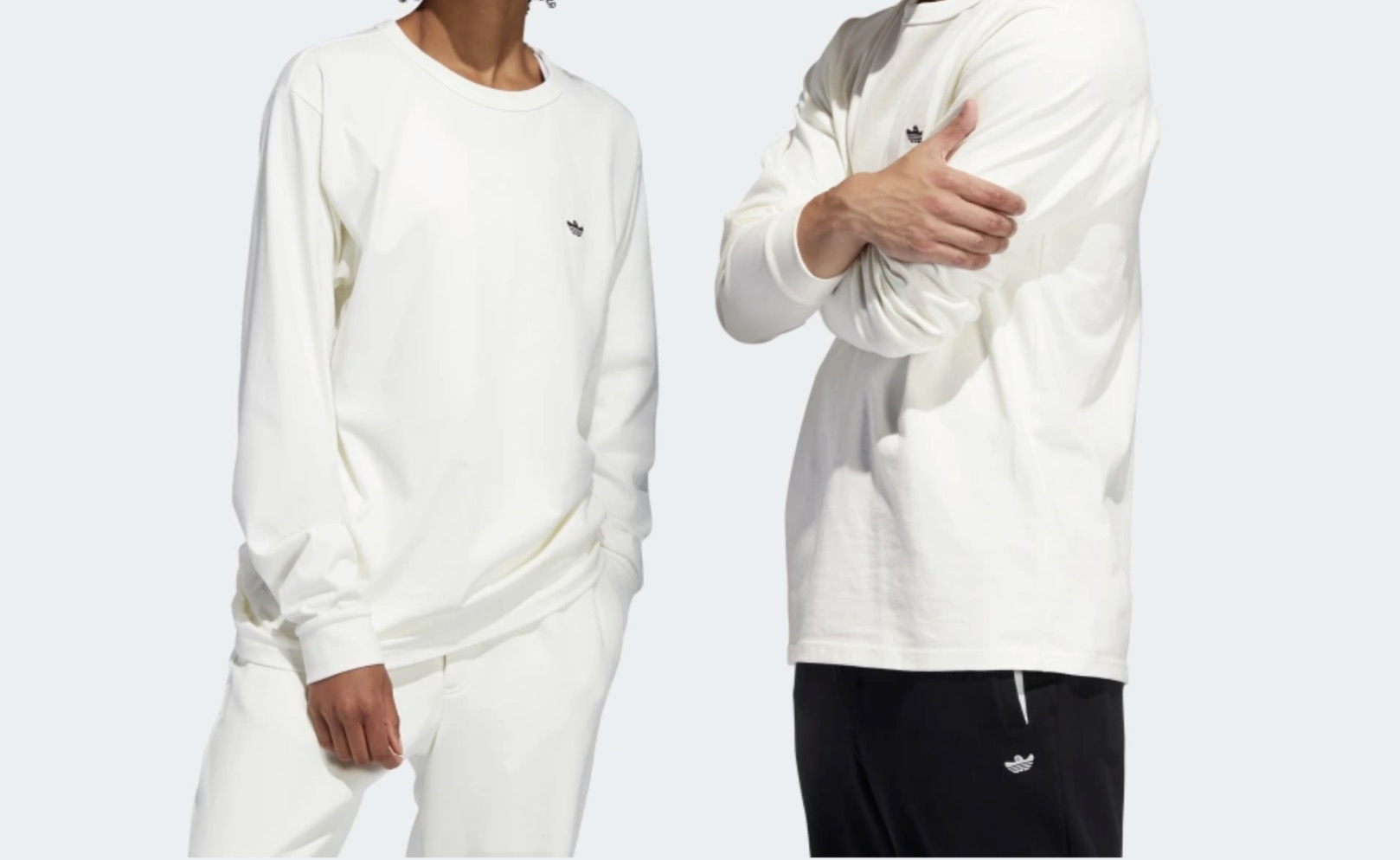 adidas Long Sleeve T-Shirt Cream