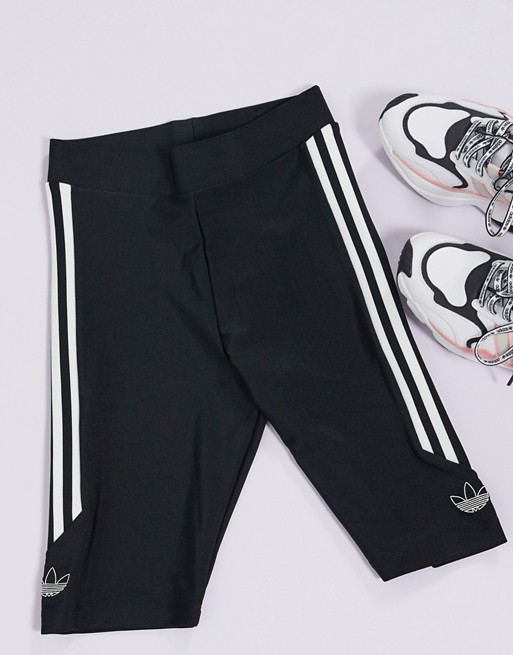 adidas Originals Side Logo Shorts Black