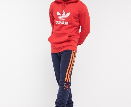 adidas Oversized Hoodie Red