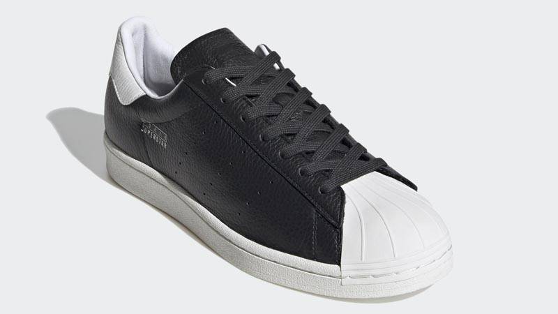 adidas Superstar Pure Black White Front