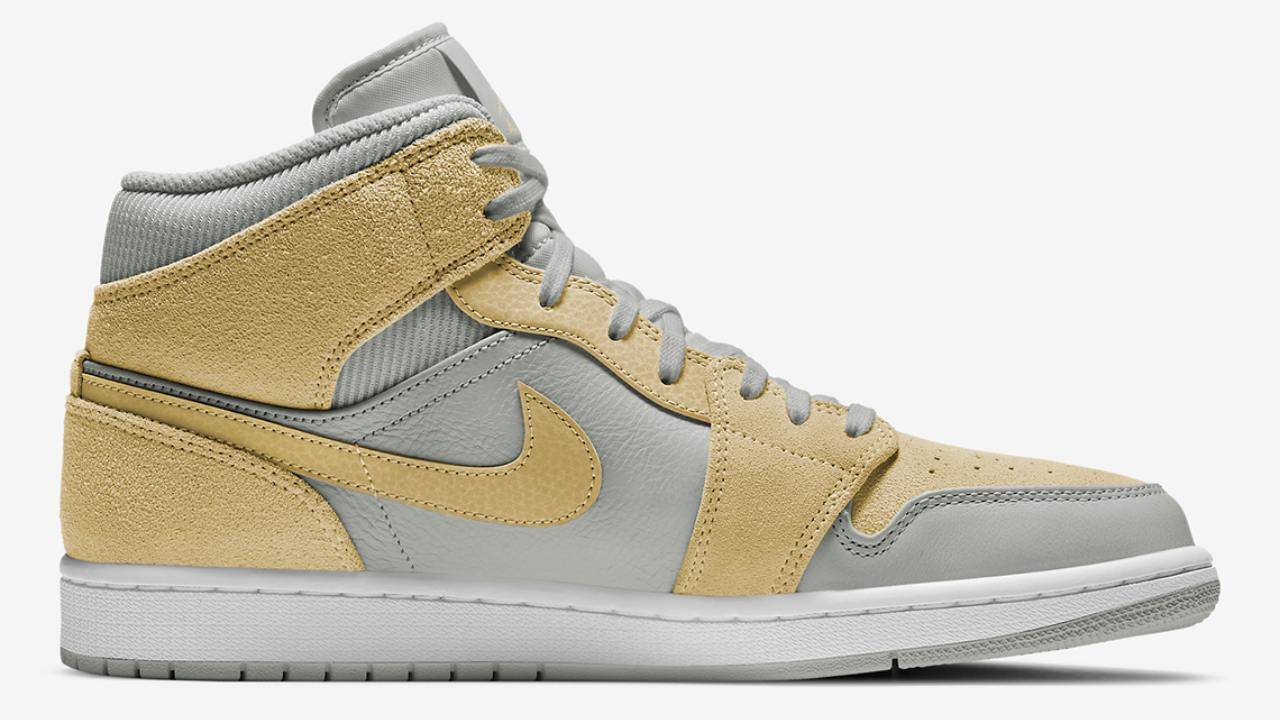 air jordan 1 mid se yellow
