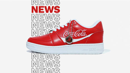 A Coca Cola x A Bathing Ape BAPESTA is on the Way!