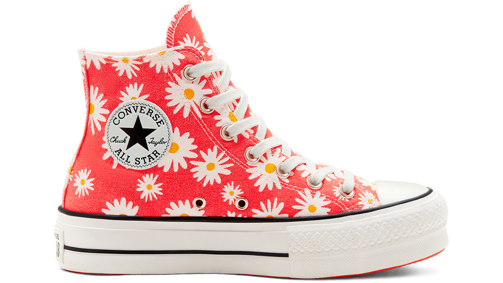floral hi top converse