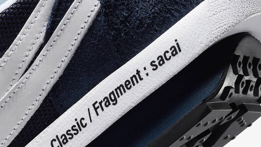 fragment design x sacai x Nike LDWaffle Navy Black | Where To Buy 