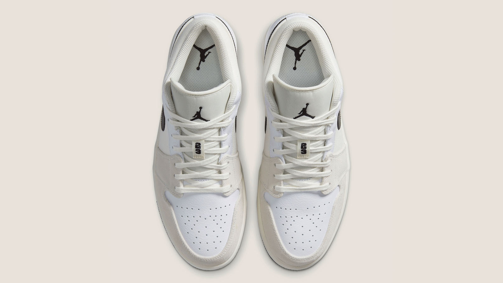 nike AJ1 sail white