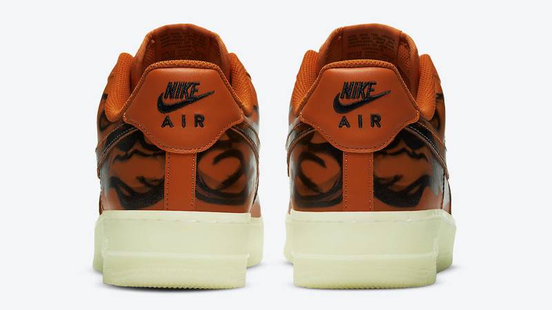 Nike Air Force 1 Skeleton Orange | Where To Buy | CU8067-800 | The Sole  Supplier