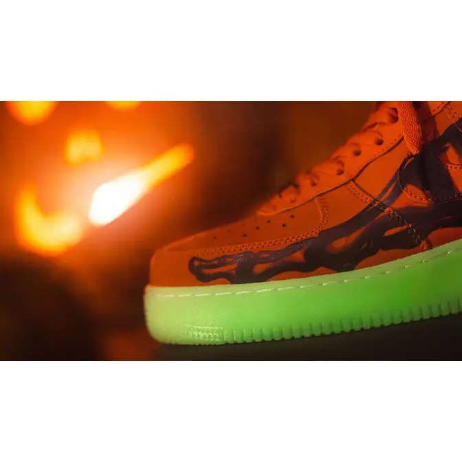 Nike Air Force 1 Skeleton Orange | Where To Buy | CU8067-800 | The 