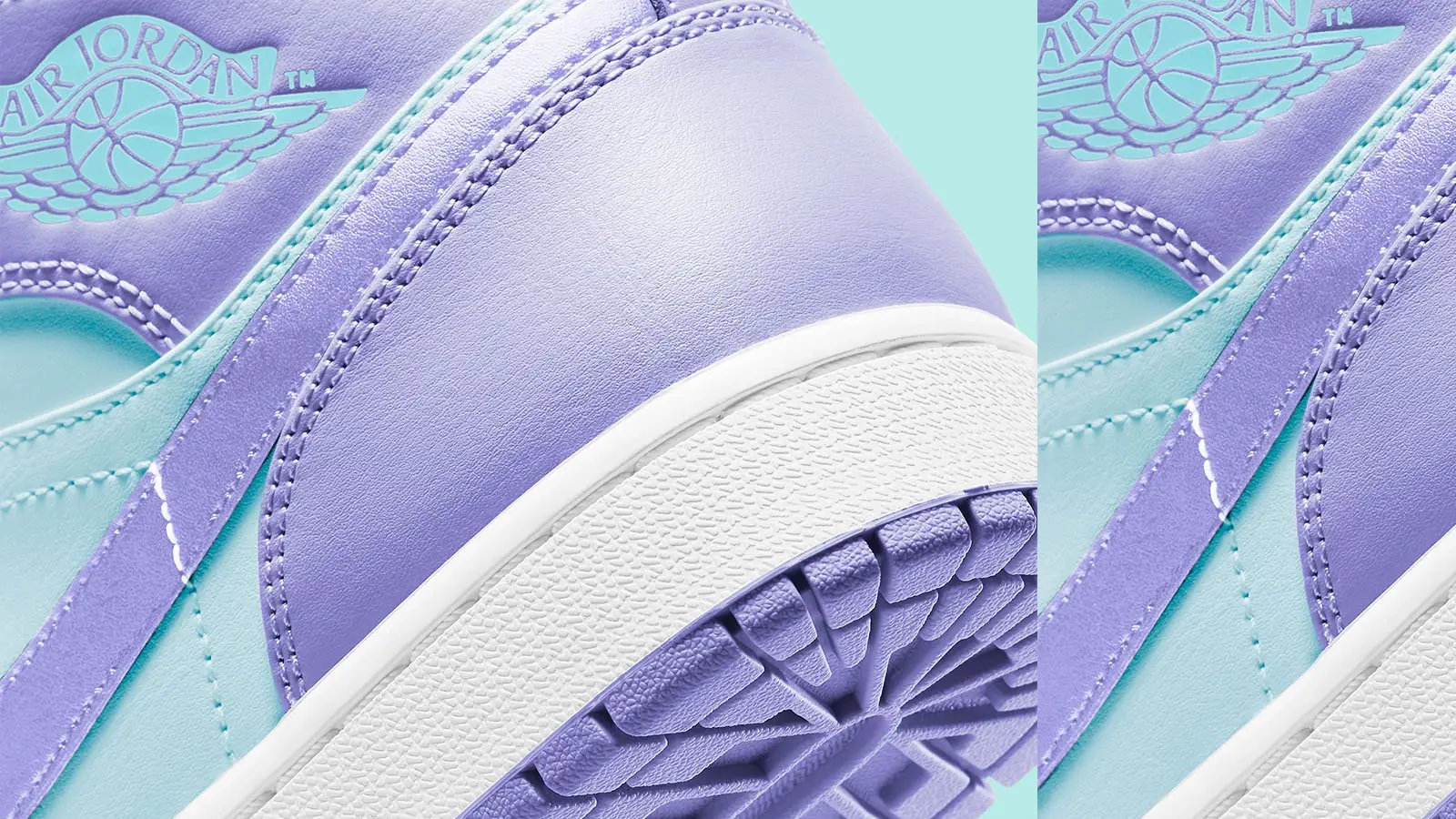Hits Of Purple And Mint Take Over This Upcoming Nike Air Jordan 1 | The ...