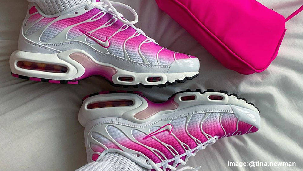 nike air max plus pink white nike air max plus pink white