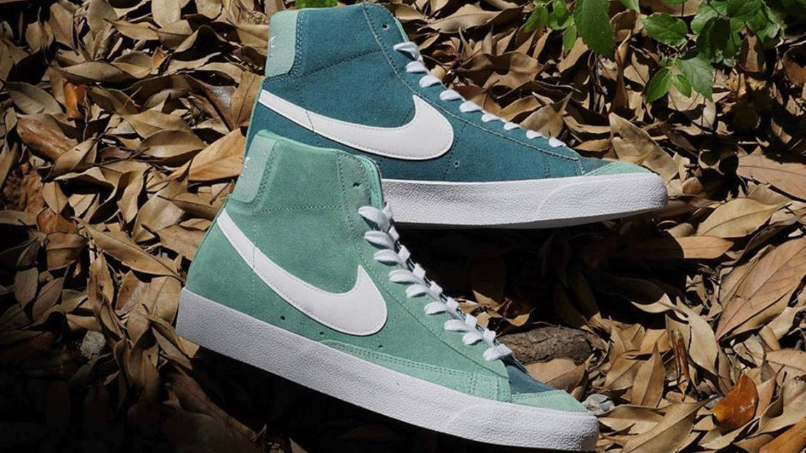 nike blazer mid 77 healing jade