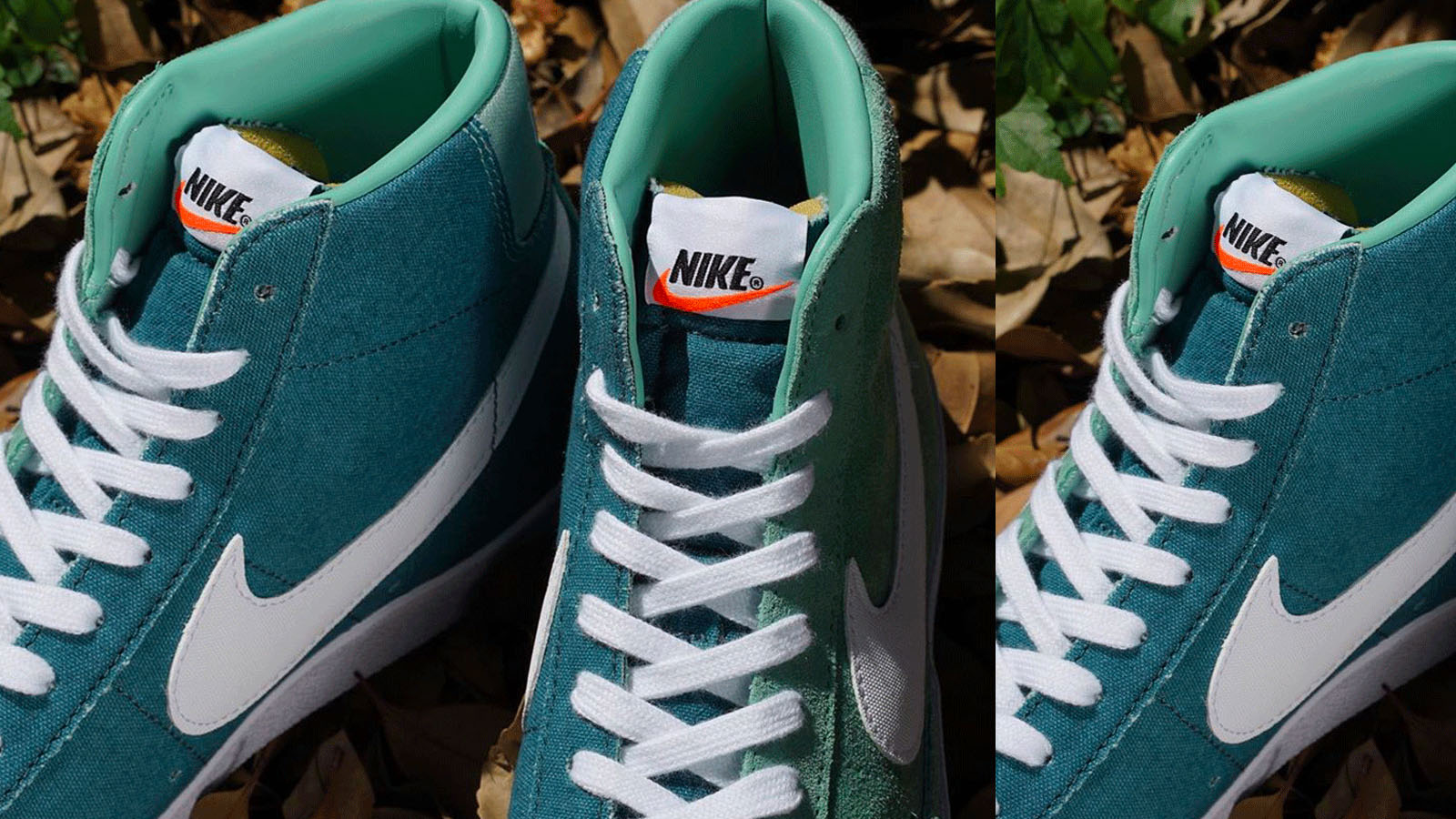 nike blazer mid. green
