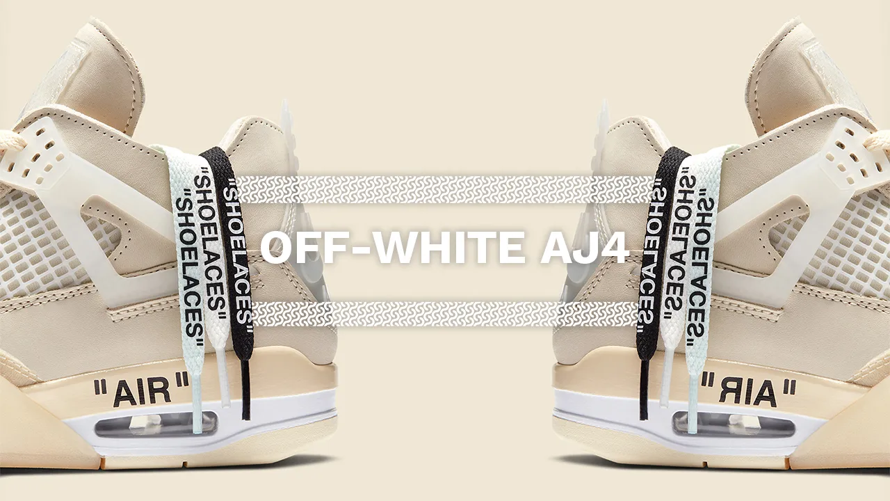 The Off-White x Nike Air Jordan 4 