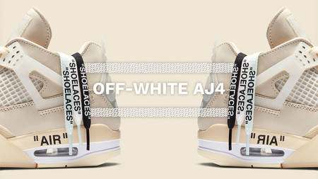 The Off-White x Nike Air Jordan 4 "Sail" Finally Has a Release Date The Off-White x Nike Air Jordan 4 "Sail" Finally Has a Release Date