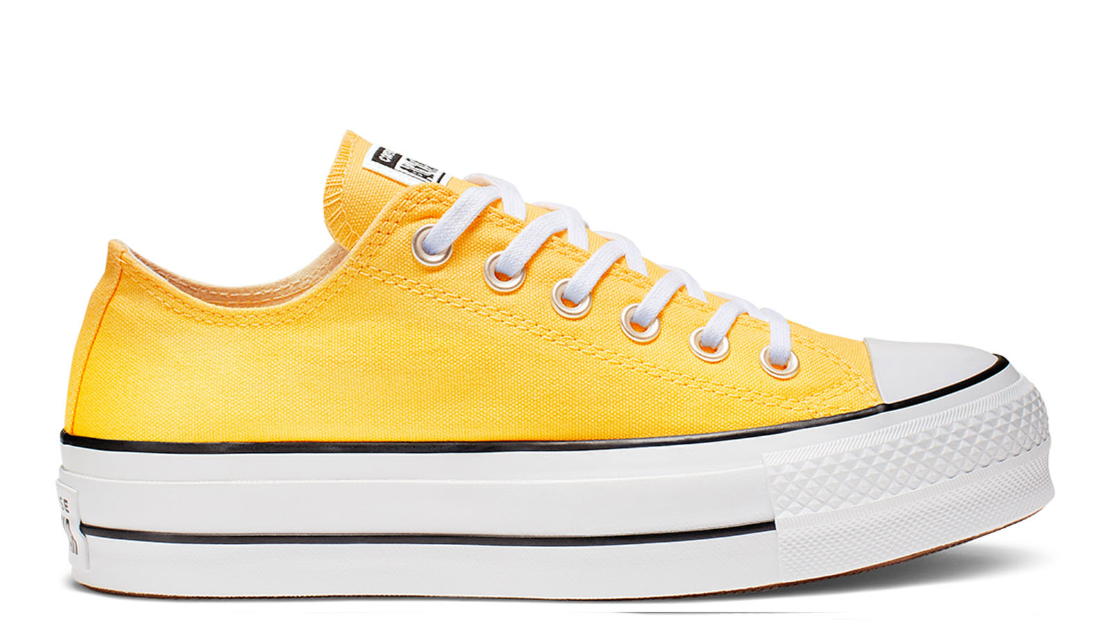 platform converse low yellow